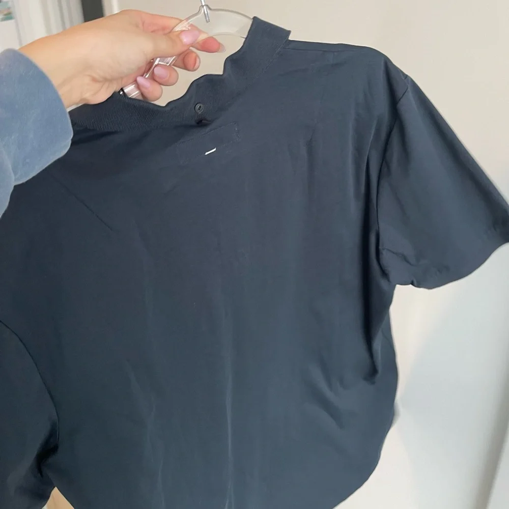 Rag & Bone Navy Polo Shirt - Picture 6 of 6